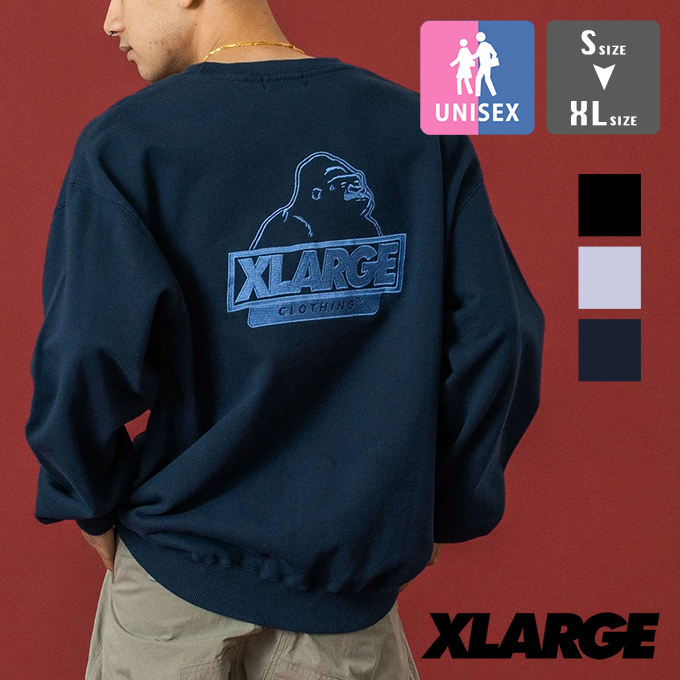 XLARGE（エクストラ ラージ） SLANTED OG CREWNECK SWEATSHIRT