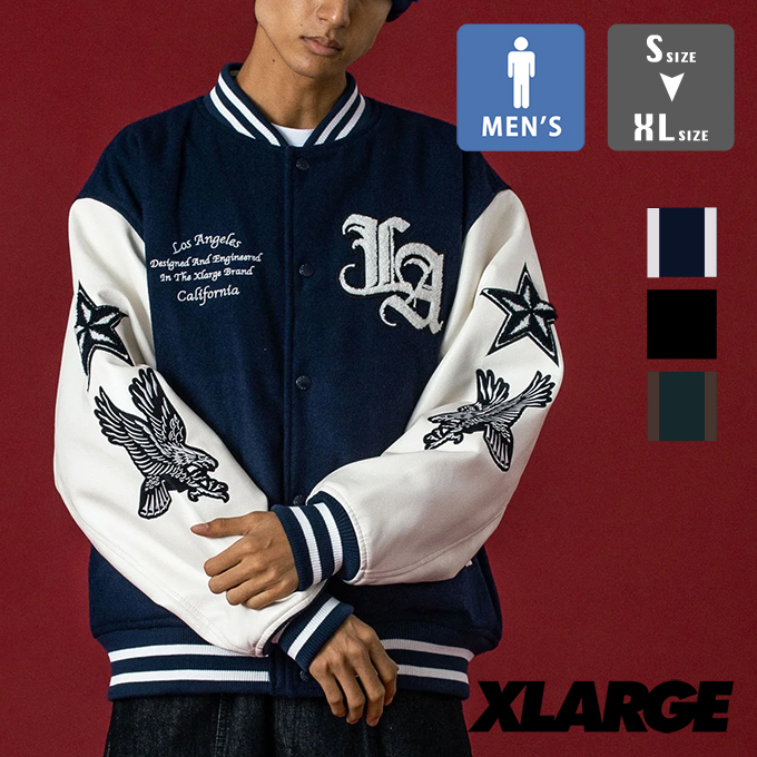 XLARGE（エクストラ ラージ） VARSITY JACKET バーシティー ジャケット
