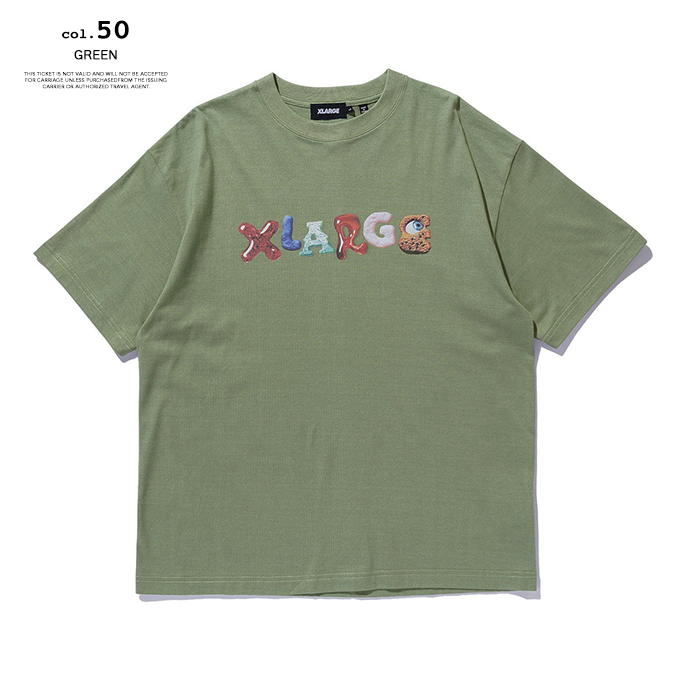 XLARGE（エクストラ ラージ） LETTERS S/S TEE レターズ 半袖 Tシャツ 