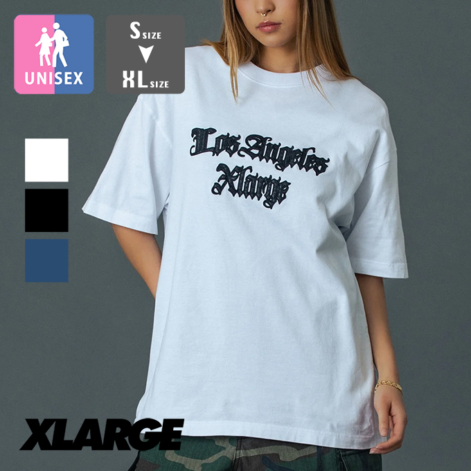 90s USA製 エクストララージ Tシャツ XL オールドイングリッシュ 白 XLARGE（エクストラ ラージ） CROC OLD ENGLISH S/S TEE オールド
