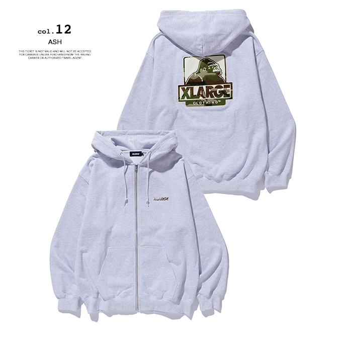 XLARGE（エクストラ ラージ） OG BOX ZIP UP HOODED SWEATSHIRT OG