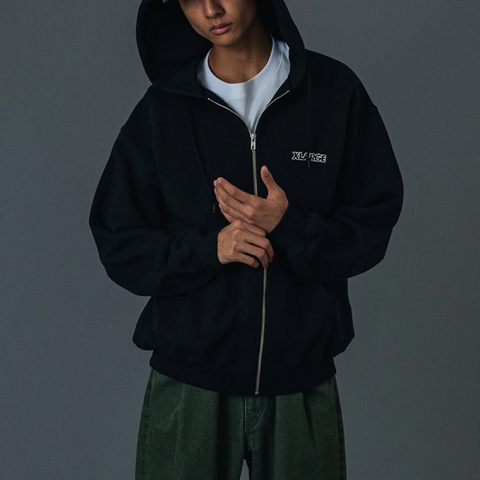 XLARGE（エクストラ ラージ） OG BOX ZIP UP HOODED SWEATSHIRT OG