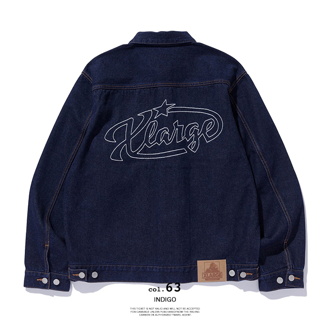 XLARGE（エクストラ ラージ） STAR LOGO DENIM JACKET スター ロゴ