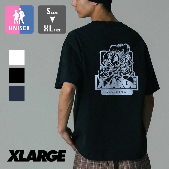 XLARGE（エクストラ ラージ） JOKER S/S TEE ジョーカー プリント 半袖