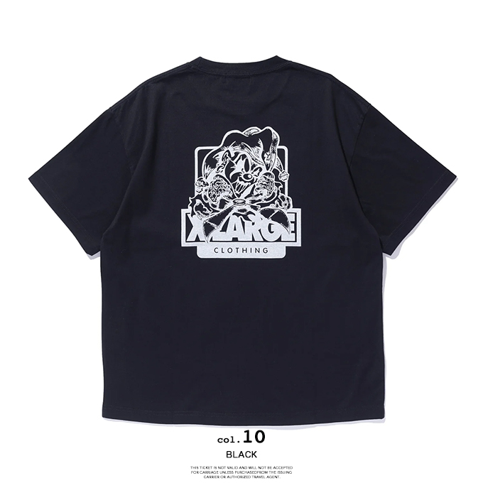 XLARGE（エクストラ ラージ） JOKER S/S TEE ジョーカー プリント 半袖