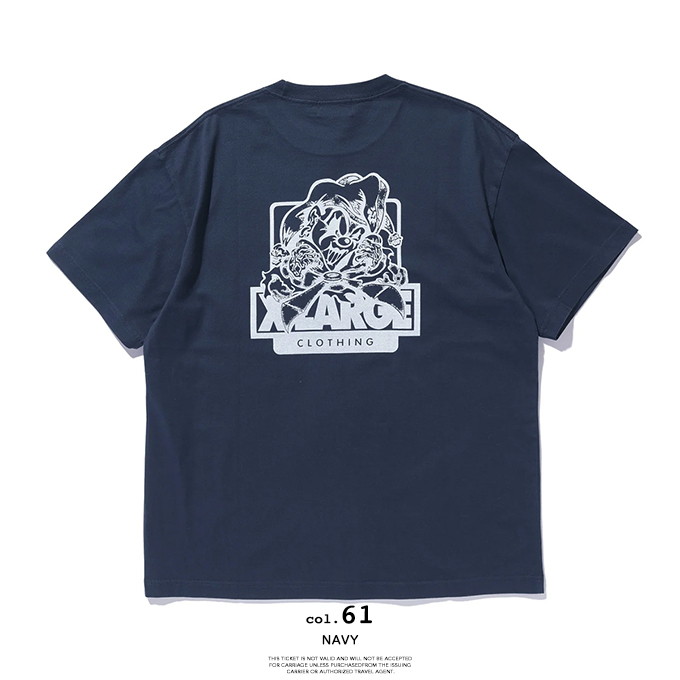 XLARGE（エクストラ ラージ） JOKER S/S TEE ジョーカー プリント 半袖