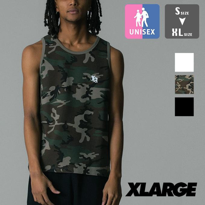 XLARGE（エクストラ ラージ） OLD ENGLISH WAFFLE TANK TOP オールド