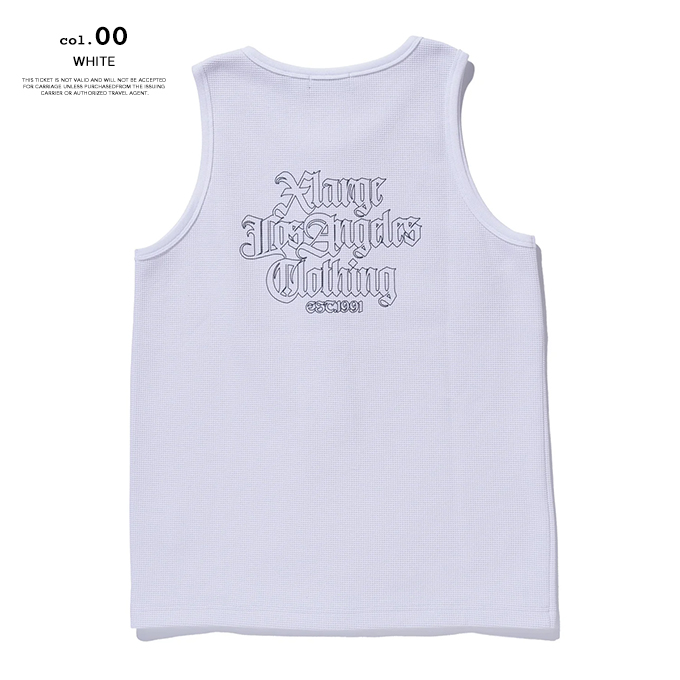 XLARGE（エクストラ ラージ） OLD ENGLISH WAFFLE TANK TOP オールド