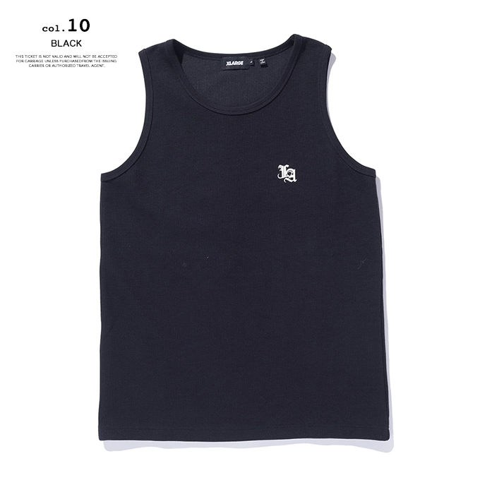 XLARGE（エクストラ ラージ） OLD ENGLISH WAFFLE TANK TOP オールド