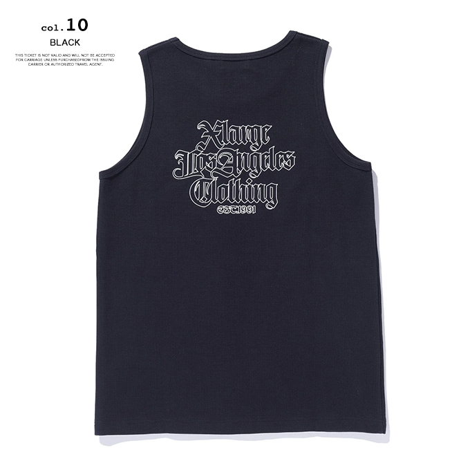 XLARGE（エクストラ ラージ） OLD ENGLISH WAFFLE TANK TOP オールド