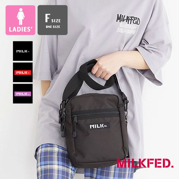MILKFED.（ミルクフェド） RECTANGLE SHOULDER BAG MILKFED 