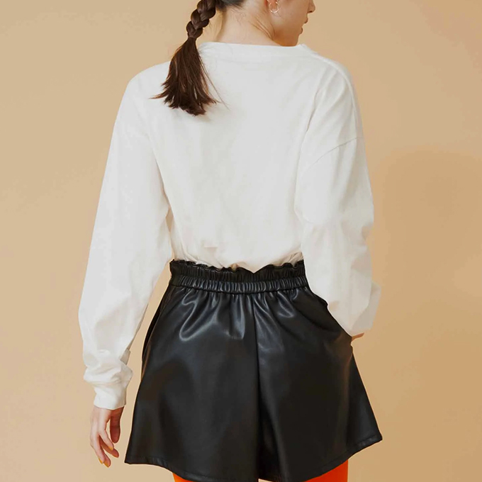 【SALE!!】 【 MILKFED. ミルクフェド 】 MELT LOGO L/S TOP MILKFED. メルトロゴ 長袖Tシャツ 103224011004 / 22AW ※ MILKFED. 【SALE!!】 【 ミルクフェド 】 MELT LOGO L/S TOP