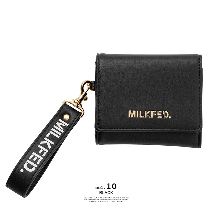 【 MILKFED. ミルクフェド 】 SOLID COLOR TRI-FOLD WALLET MILKFED. 3つ折り 財布 ウォレット 103224054013 ※｜jeansstation｜10