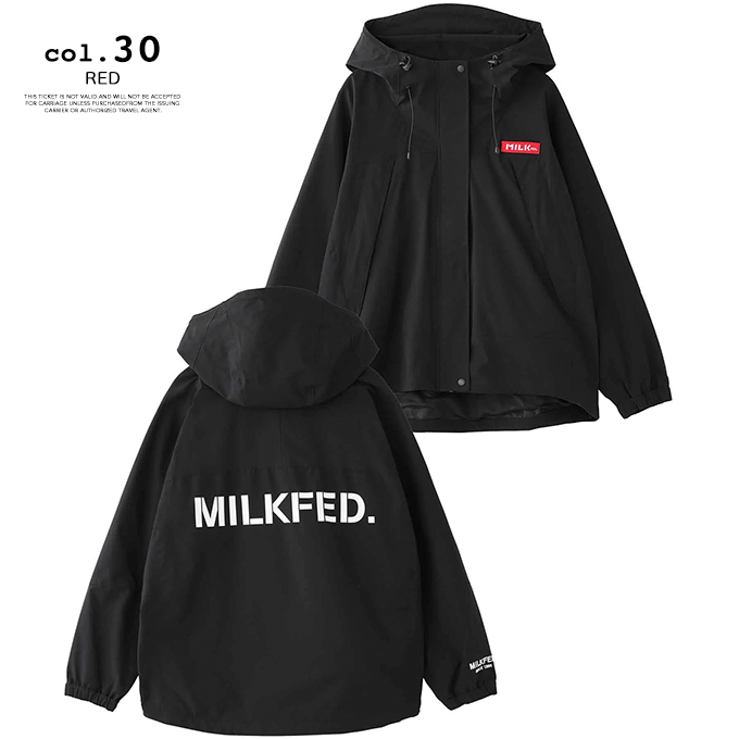 MILKFED. ミルクフェド 】 BACK LOGO MOUNTAIN PARKA MILKFED. バック 