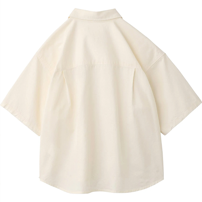 MILKFED. ミルクフェド WORK SHIRT MILKFED. 半袖 ワークシャツ 103232014002 / 23SUMMER ※ MILKFED. ミルクフェド WORK SHIRT 半袖 ワークシャツ