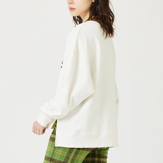 MILKFED. ミルクフェド DISTRESSED SWEATSHIRT MILKFED. クラッシュ加工 スウェット シャツ 103234012003 / 2023AW ※ 楽天市場】【SALE!!】 【 MILKFED. ミルクフェド 】 PATCH