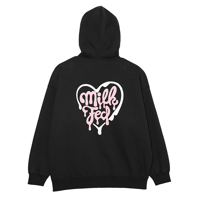 MILKFED. ミルクフェド MELTY HEART ZIP UP HOODIE MILKFED. メルティーハート ジップアップ フーディー パーカー 103234012016 / 2023AW｜jeansstation｜09