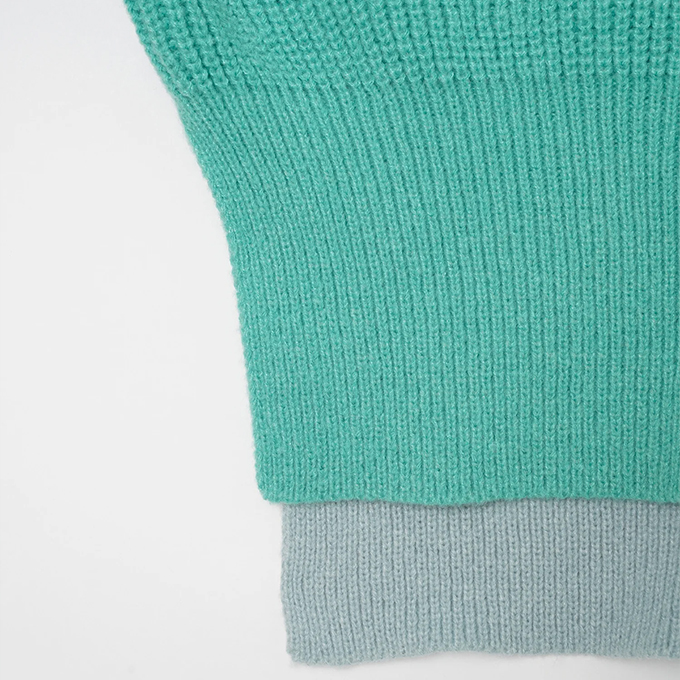 MILKFED. ミルクフェド PANELED KNIT TOP MILKFED. パネル ニット トップ セーター 103234015001 / 2023AW MILKFED. ミルクフェド PANELED KNIT TOP パネル ニット トップ