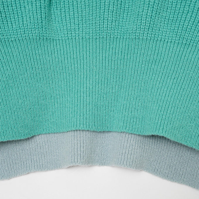 MILKFED. ミルクフェド PANELED KNIT TOP MILKFED. パネル ニット トップ セーター 103234015001 / 2023AW MILKFED. ミルクフェド PANELED KNIT TOP パネル ニット トップ