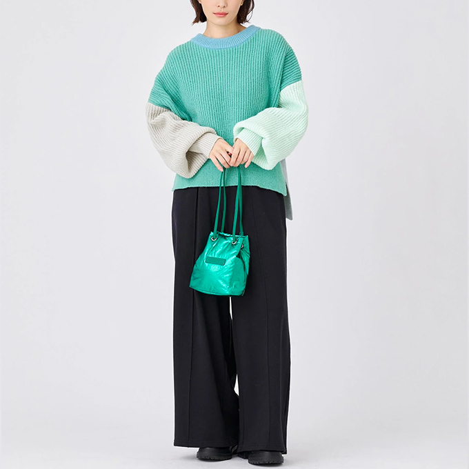 MILKFED.（ミルクフェド） PANELED KNIT TOP MILKFED. パネル ニット