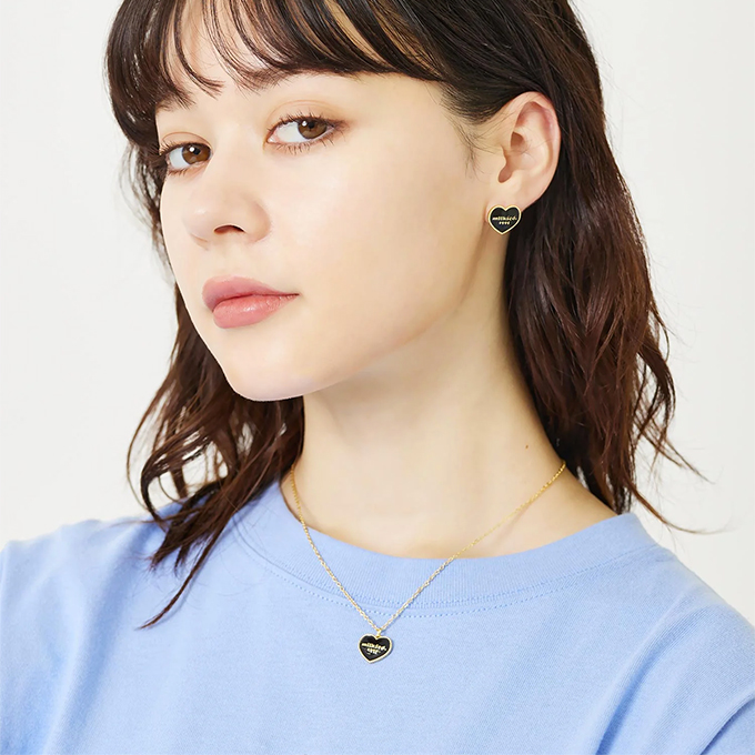 MILKFED.（ミルクフェド） HEART LOGO NECKLACE MILKFED. ハート ロゴ 