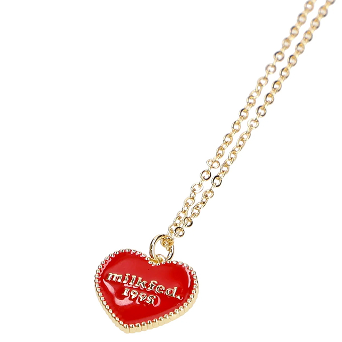 MILKFED. ミルクフェド HEART LOGO NECKLACE ハート ロゴ