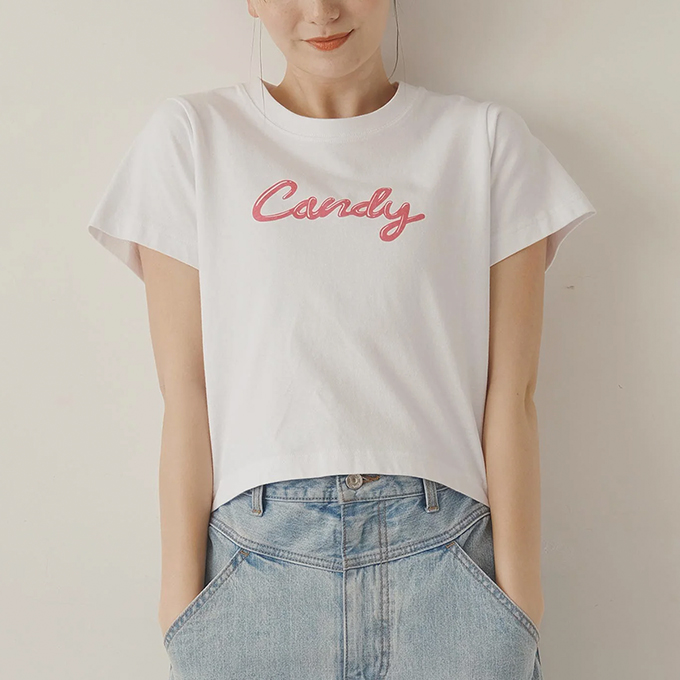 MILKFED. 【 ミルクフェド 】 ICING SCRIPT COMPACT S/S TEE