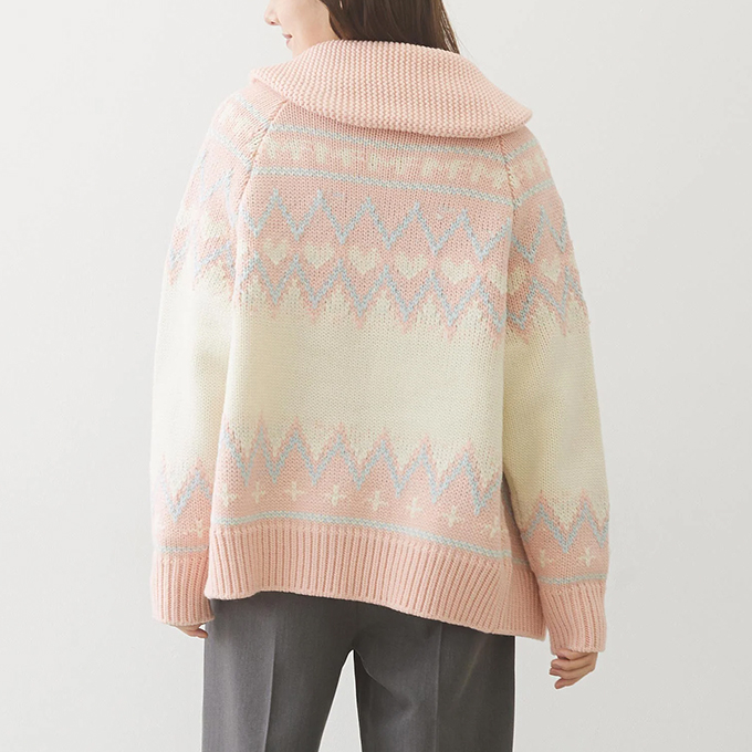 MILKFED. ミルクフェド COWICHAN KNIT JACKET カウチン ニット