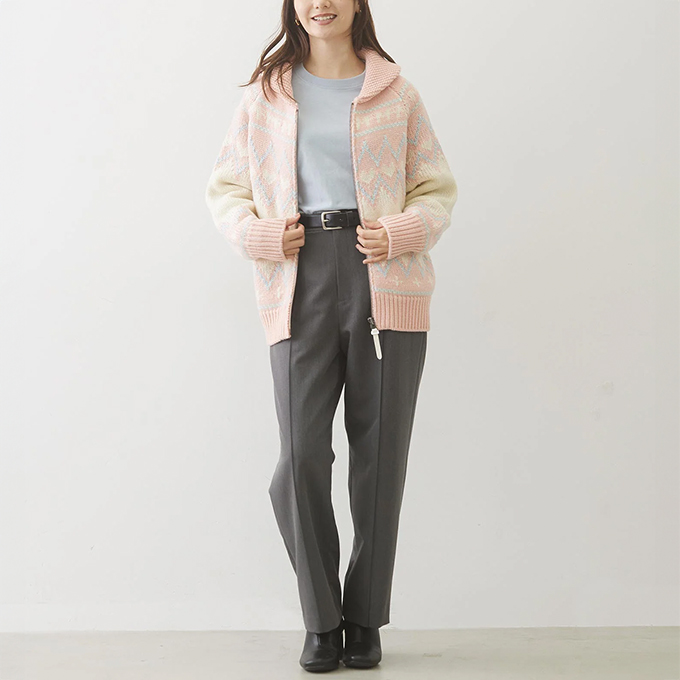 MILKFED. ミルクフェド COWICHAN KNIT JACKET カウチン ニット
