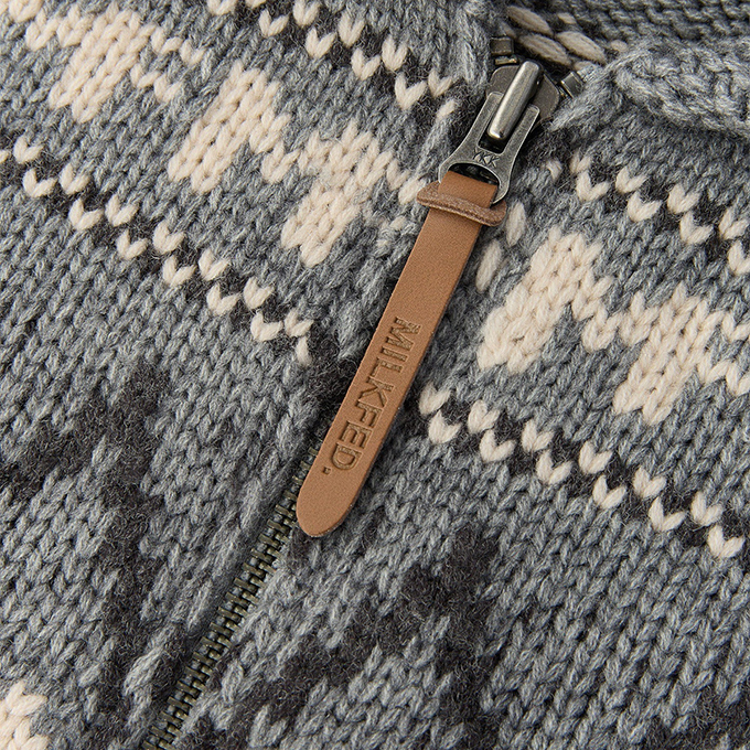 MILKFED. ミルクフェド COWICHAN KNIT JACKET カウチン ニット