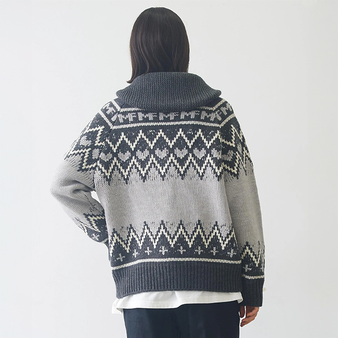 MILKFED. ミルクフェド COWICHAN KNIT JACKET カウチン ニット ジャケット 103244015002 / 2024AW 楽天市場】【 MILKFED. ミルクフェド 】 COWICHAN KNIT JACKET