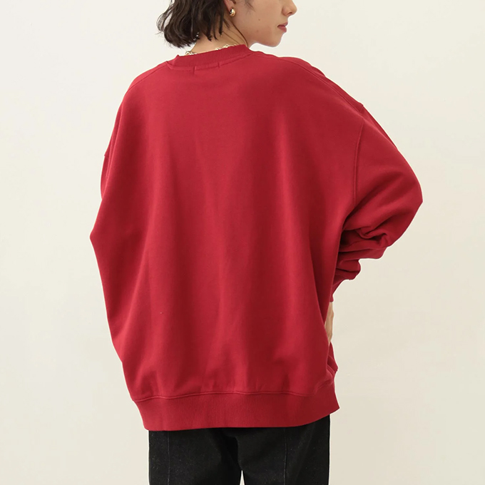 MILKFED.（ミルクフェド） COOPER LOGO WIDE CREW SWEAT TOP クーパー