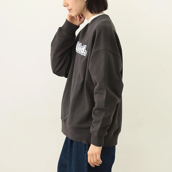 MILKFED.（ミルクフェド） COOPER LOGO WIDE CREW SWEAT TOP クーパー