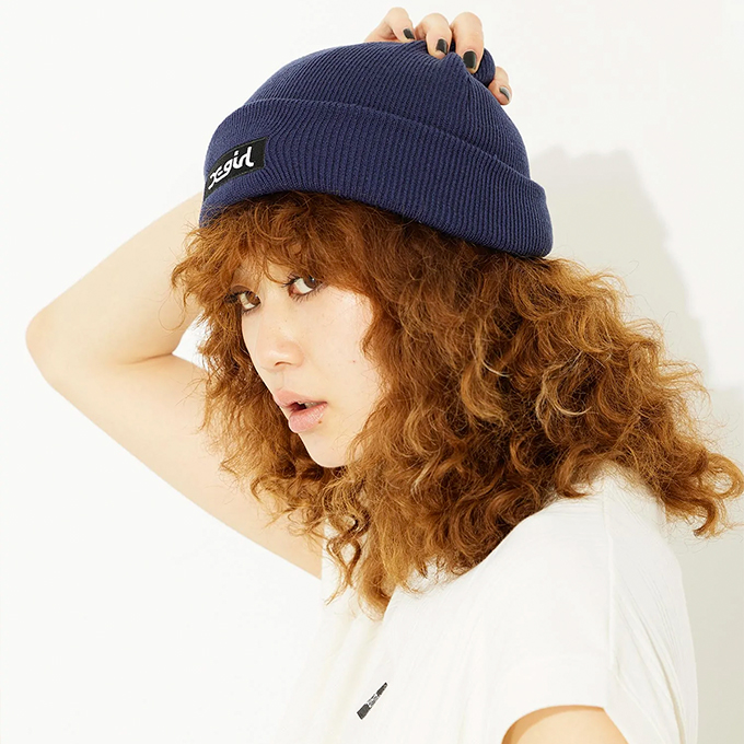 X-girl エックスガール 】 BOX LOGO KNIT CAP X-girl ボックス ロゴ