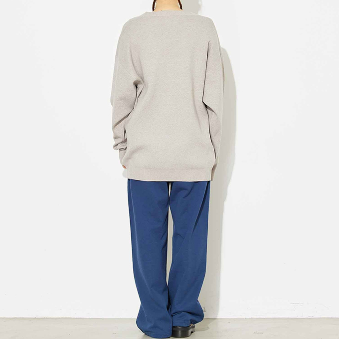【SALE!!】 【 X-girl エックスガール 】 EMBROIDERED SERIF LOGO KNIT X-girl ロゴ刺繍 ニット 105224015017 / 22AW ※ X-girl 【SALE!!】 【 エックスガール 】 EMBROIDERED SERIF