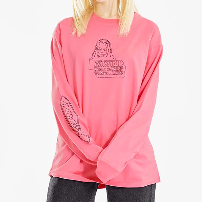 【 X-girl エックスガール 】 FACE & LOGO STITCH L/S TEE X-girl フェイス ロゴ ステッチ 長袖Tシャツ 105231011001 / 23SPRING ※ 楽天市場】【 X-girl エックスガール 】 FACE & LOGO STITCH L/S
