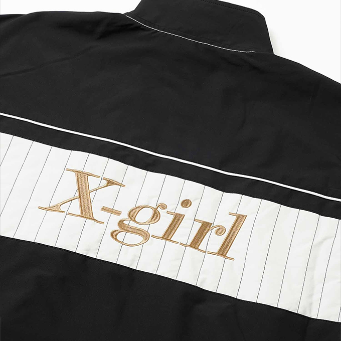 X-girl 【 エックスガール 】 PANELED TRACK JACKET パネル