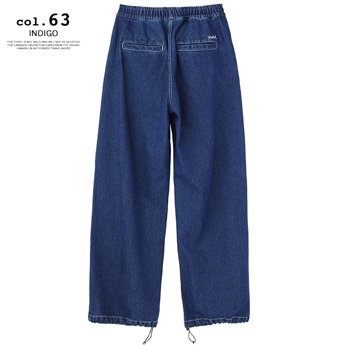 X-girl 【 エックスガール 】 DENIM EASY PANTS デニム イージー