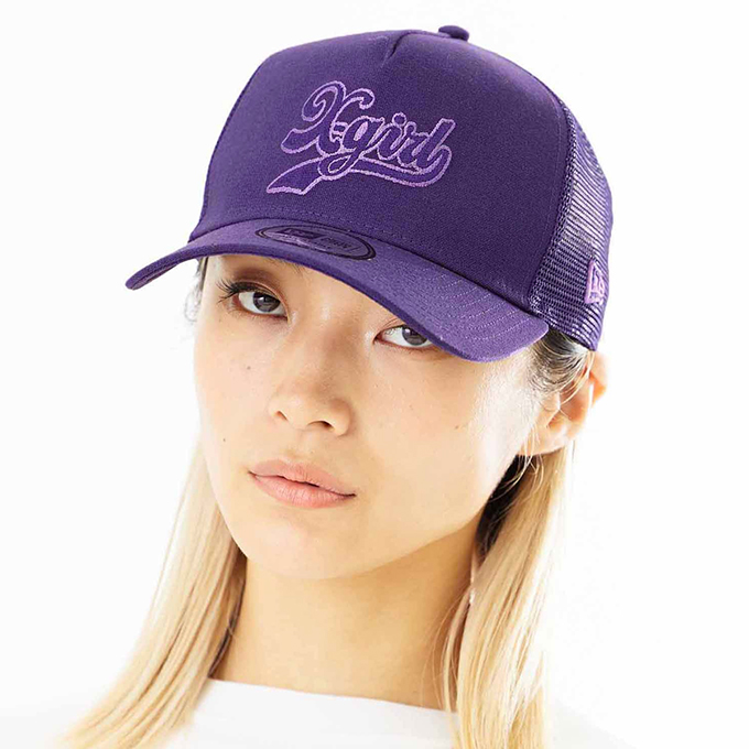 X-girl エックスガール X-girl × NEW ERA TRACKER CAP エックスガール