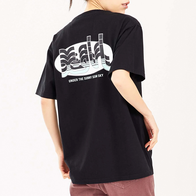 X-girl エックスガール HORIZON MILLS LOGO S/S TEE ホライズン