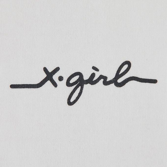 X-girl エックスガール BIG FLOWER S/S TEE X-girl ビッグフラワー プリント 半袖 Tシャツ 105232011006 / 23SUMMER ※ X-girl エックスガール BIG FLOWER S/S TEE ビッグフラワー