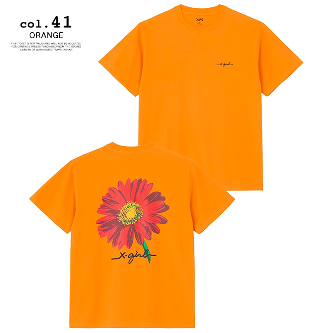 X-girl エックスガール BIG FLOWER S/S TEE ビッグフラワー