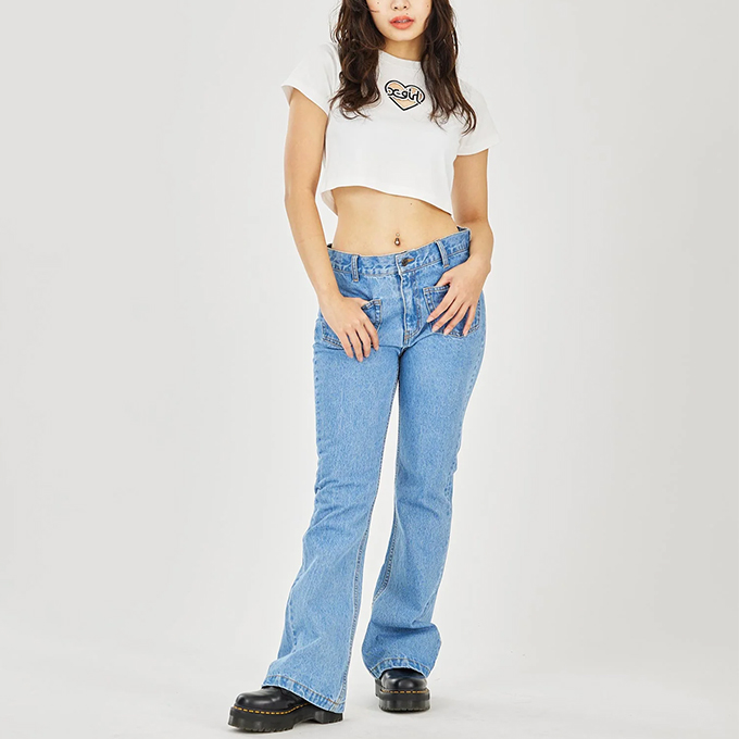X-girl エックスガール 4 POCKETS FLARE PANTS 4ポケット フレア