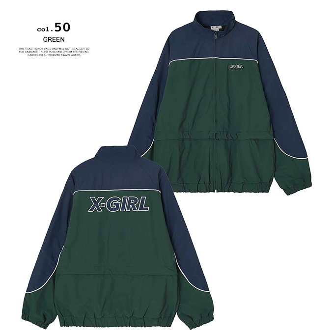 X-girl エックスガール CONTRAST PIPNG JACKET X-girl コントラスト パイピング ジャケット 105233021002  / 2023AW ※