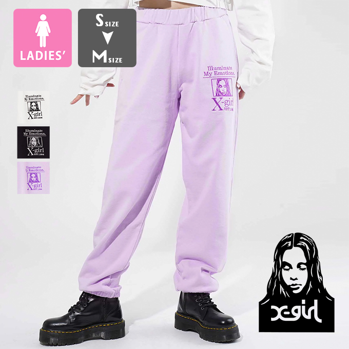 X-girl エックスガール MY EMOTIONS SWEAT PANTS X-girl マイ