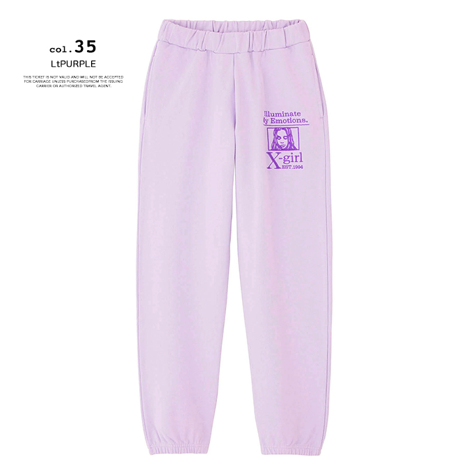 X-girl エックスガール MY EMOTIONS SWEAT PANTS X-girl マイエモーション スウェット パンツ  105233031020 / 2023AW ※