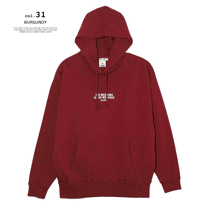 X-girl エックスガール CIRCLE BACKGROUND FACE SWEAT HOODIE