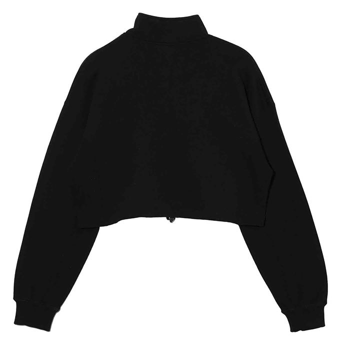 X-girl エックスガール HALF ZIP CROPPED SWEAT TOP X-girl ハーフジップ クロップド スウェット 105234012011 / 2023AW ※｜jeansstation｜02