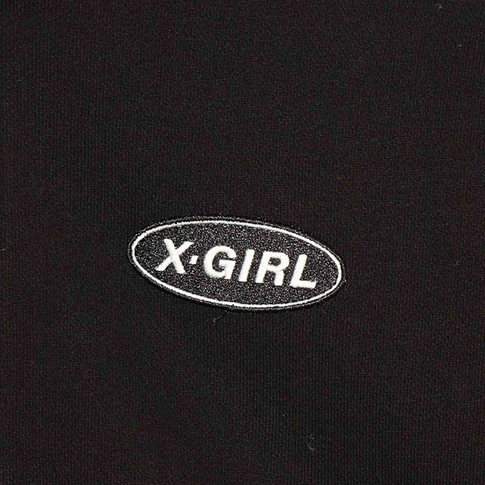 X-girl エックスガール HALF ZIP CROPPED SWEAT TOP X-girl ハーフジップ クロップド スウェット 105234012011 / 2023AW ※｜jeansstation｜05