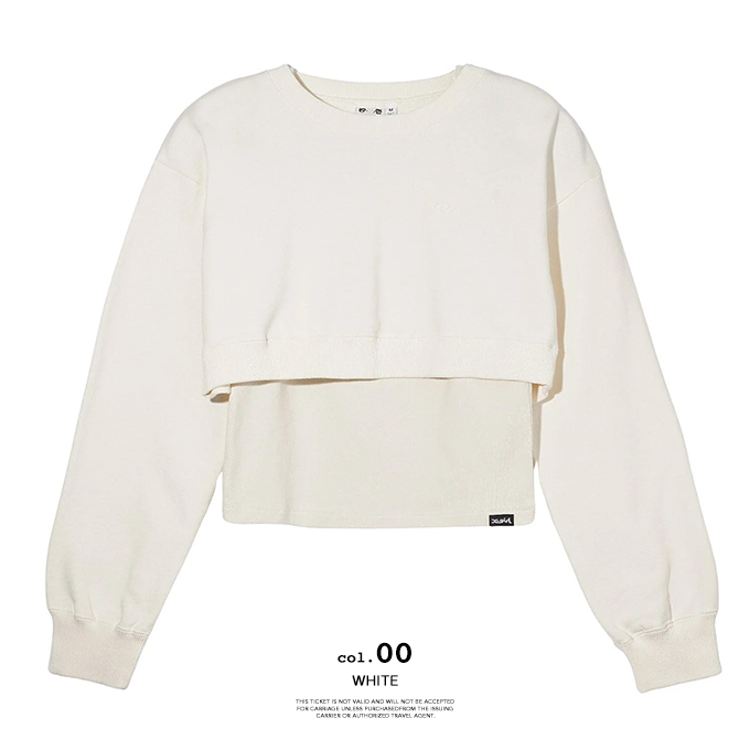 X-girl エックスガール LAYERED 2PCS TOP X-girl レイヤード 2ピース トップ 105241012009 / 2024SPRING X-girl エックスガール LAYERED 2PCS TOP レイヤード 2ピース